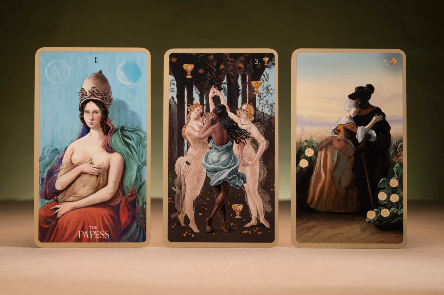 Tarot Baroque, an illustrated deck of baroque masterpieces