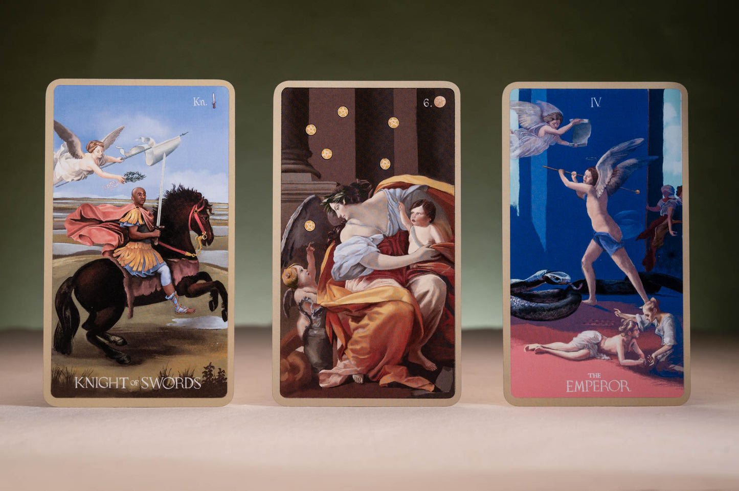 Tarot Baroque, an illustrated deck of baroque masterpieces