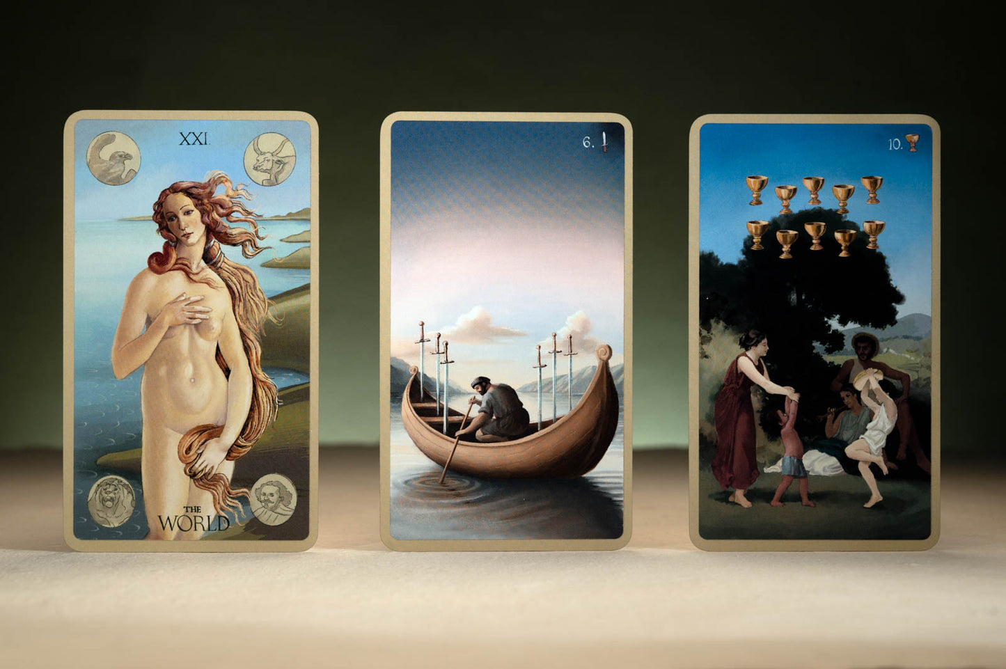 Tarot Baroque, an illustrated deck of baroque masterpieces